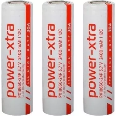POWER-XTRA PX18650 2400 mAh Pil